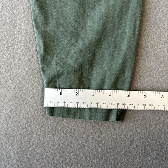 Plenty Humanwear Terence Snaps Shirt Mens M Green Ripstop Workwear Outdoor Coat - Picture 11 of 16
